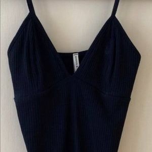 Black back lined Bodysuit